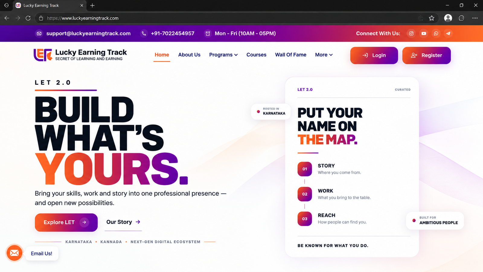 Lucky Earning Track continuing to evolve toward the global market